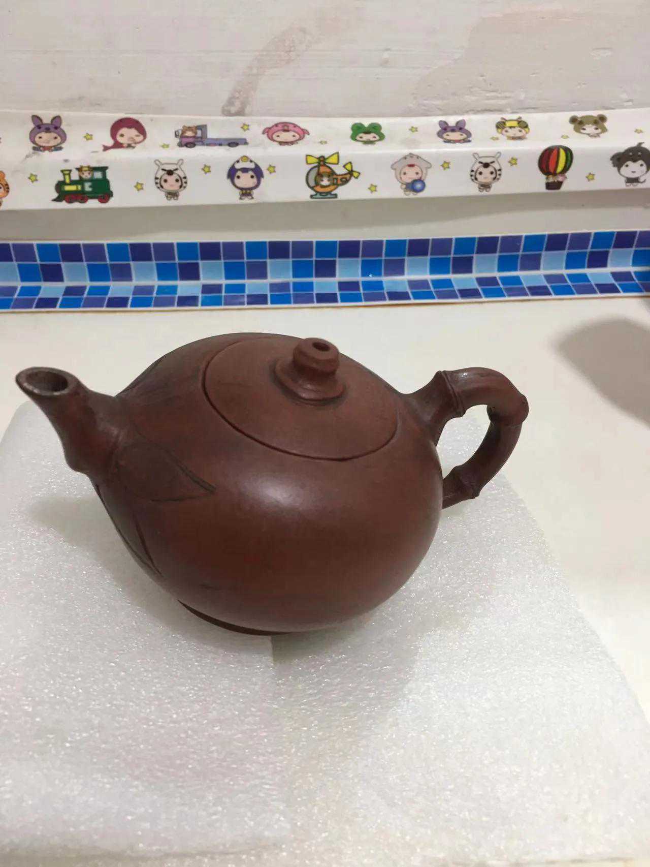 推荐紫砂名家——周桂珍竹节紫砂壶