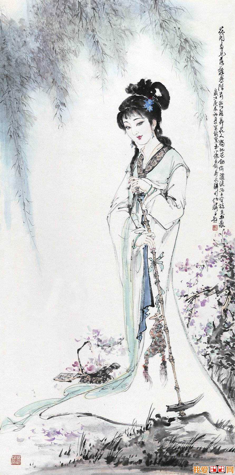 白伯骅笔下的美人