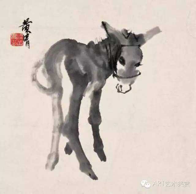 黄胄最全的画驴合集