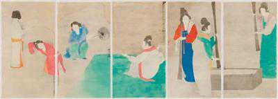 他用水墨画出宋人的“飘逸世界”