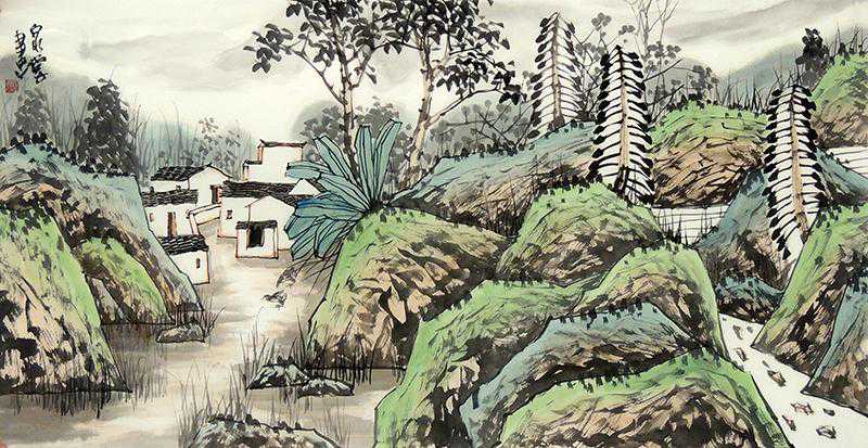 笔墨乡韵浓 草木意趣丰——吴泉棠国画作品赏析