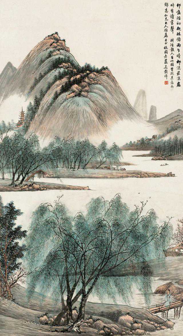 奇伟雄厚的吴谷祥山水画作品