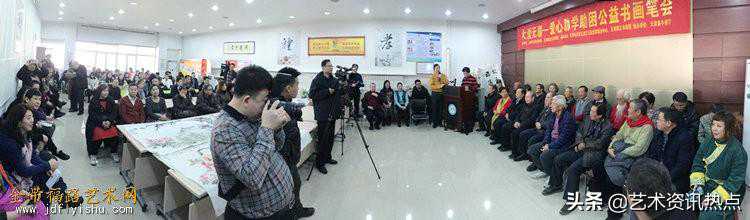 “大爱无疆”爱心助学助困大型公益书画笔会在瑞江书画院举行