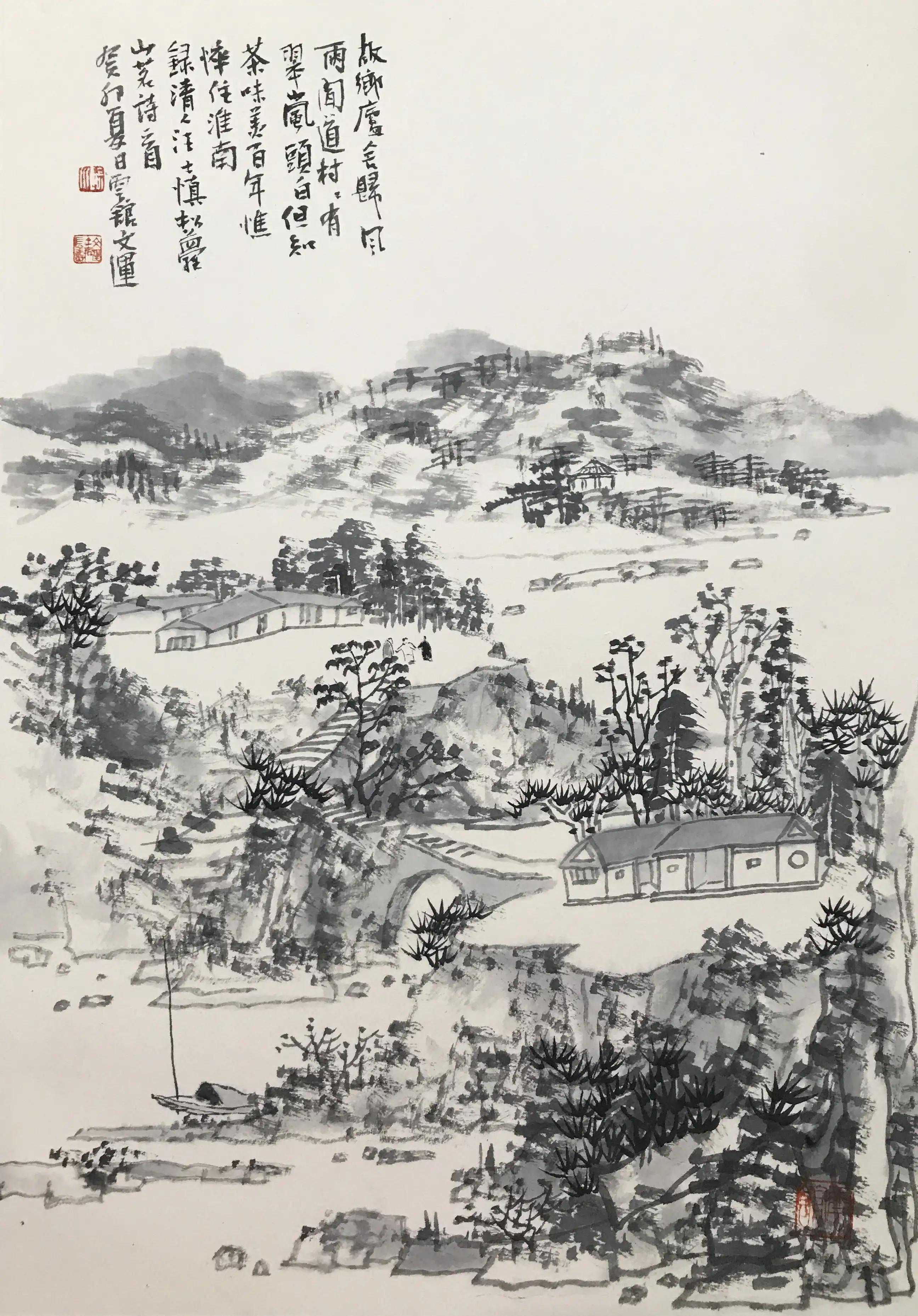 “天地人和”第二届全国中国画名家作品邀请展（扬州站）·盛文运