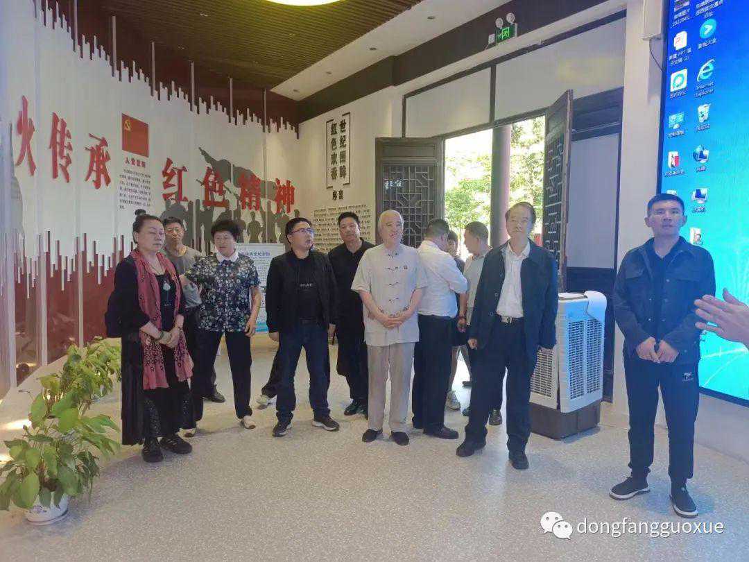 袁守启会长深入考察红色老区天台山欢岙及瓦窖村会议遗址